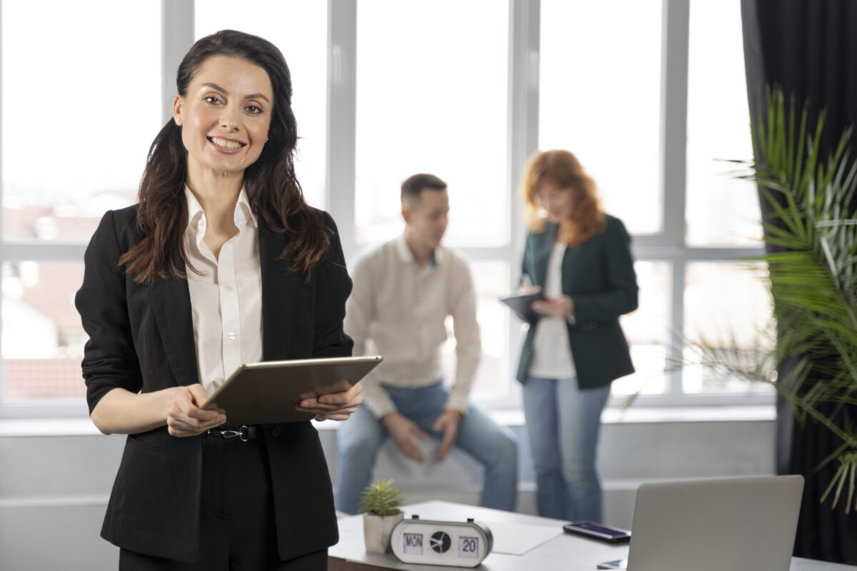 colaboradora da equipe de recursos humanos