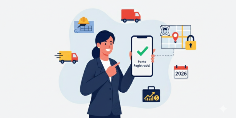 ponto eletrônico via app