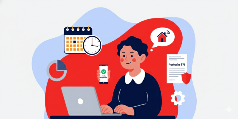 gestão de ponto para home office