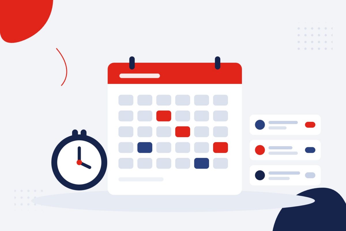 Calendário de feriados 2026: organização da escala do RH, com painel, calendário e checklist