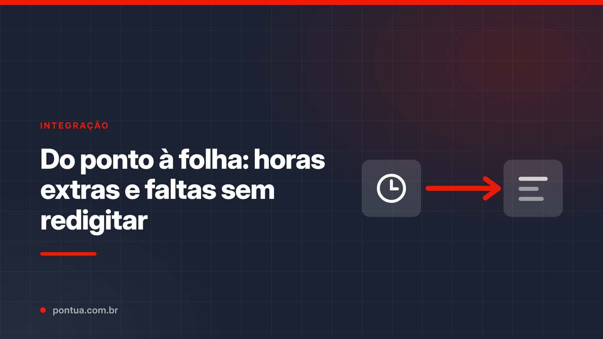 Analista de Departamento Pessoal conferindo apuração de ponto em tela de computador com totais de horas extras e rubricas da folha de pagamento